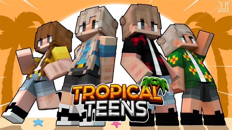 Tropical Teens on the Minecraft Marketplace by UnderBlocks Studios Tropical Teens on the Minecraft Marketplace by UnderBlocks Studios