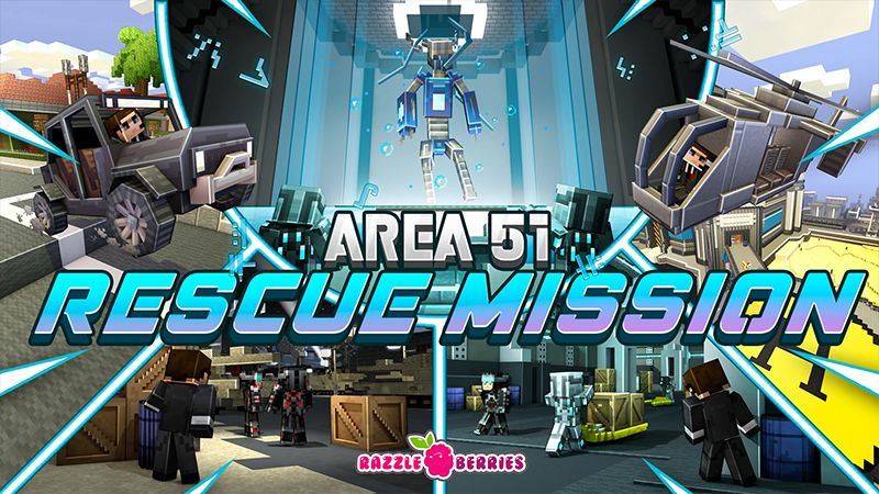 Area 51 Rescue Mission on the Minecraft Marketplace by Razzleberries