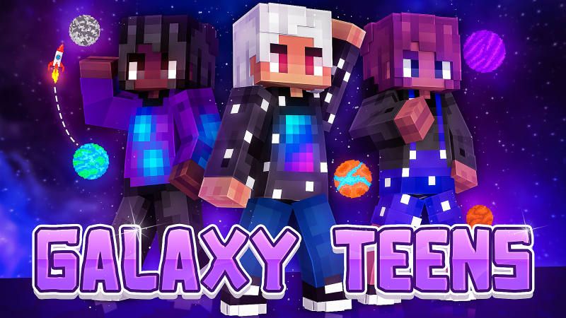 Galaxy Teens by BLOCKLAB Studios (Minecraft Skin Pack) - Minecraft ...