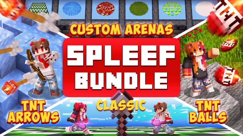 Spleef Bundle on the Minecraft Marketplace by Dig Down Studios Spleef Bundle on the Minecraft Marketplace by Dig Down Studios