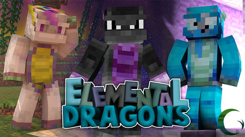 Elemental Dragons on the Minecraft Marketplace by Cynosia