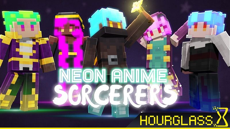 Neon Anime Sorcerers