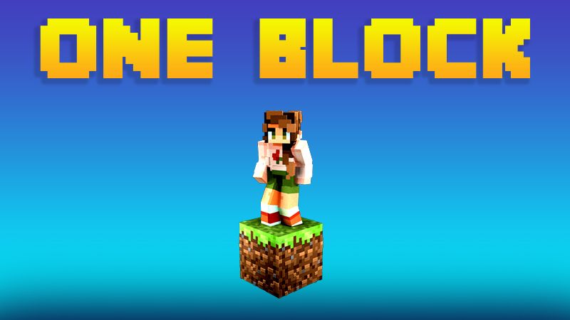 Minecraft But Its One Block Skyblock One Block By 4Ks Studios (Minecraft Marketplace Map) - Minecraft  Marketplace