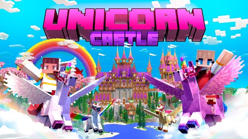 Unicorn Castle on the Minecraft Marketplace by Street Studios