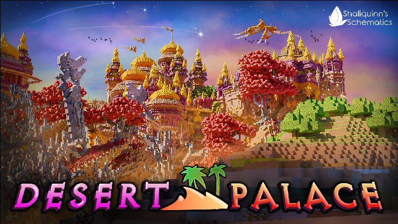 Desert Palace on the Minecraft Marketplace by Shaliquinn's Schematics Desert Palace on the Minecraft Marketplace by Shaliquinn's Schematics