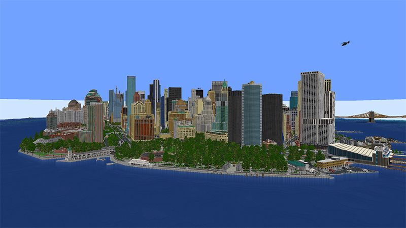 NYC Lower Manhattan by Razzleberries