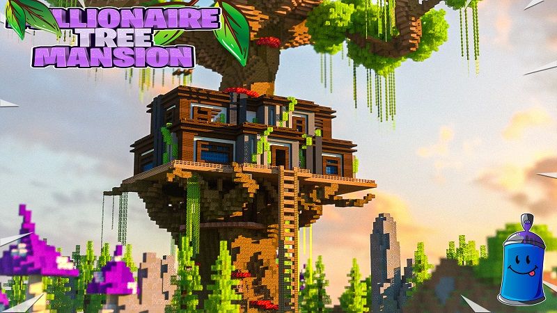 Millionaire Tree Mansion on the Minecraft Marketplace by Fall Studios Millionaire Tree Mansion on the Minecraft Marketplace by Fall Studios