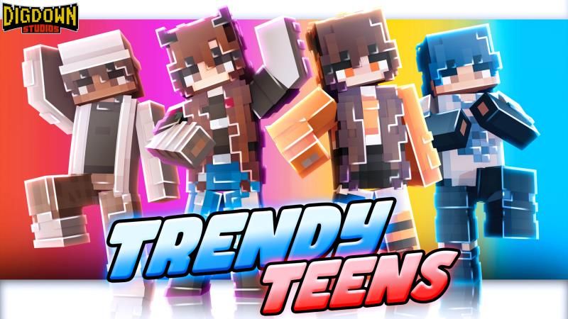 Trendy Teens on the Minecraft Marketplace by Dig Down Studios