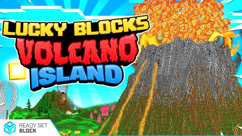 Lucky Blocks Volcano Island