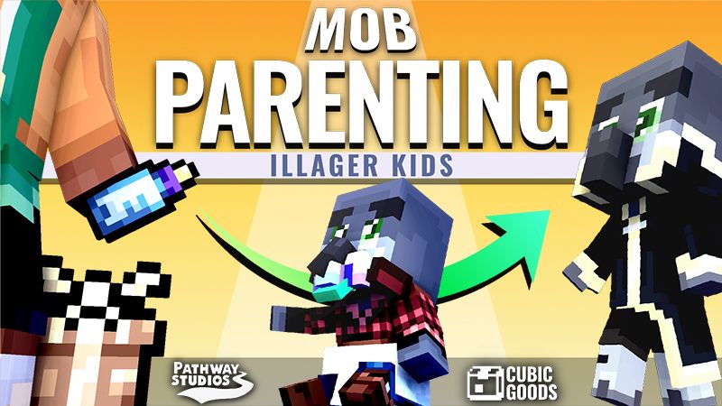 Mob Parenting Illager Family on the Minecraft Marketplace by Pathway Studios