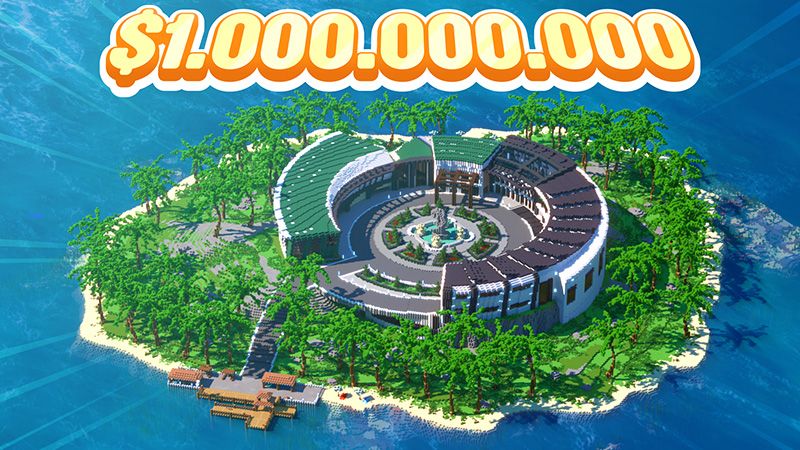 Millionaire Private Island on the Minecraft Marketplace by Virtual Pinata