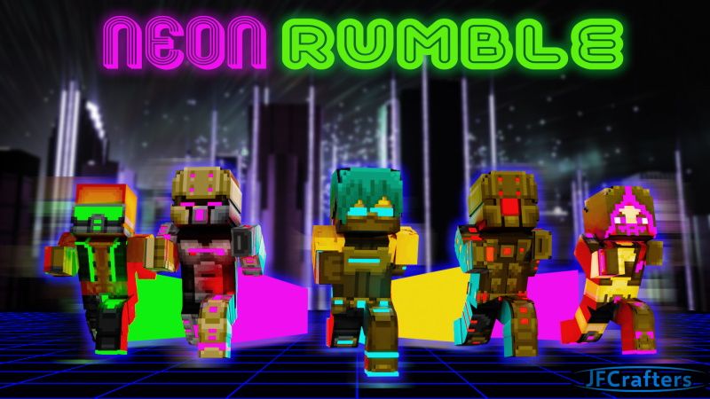 Neon Rumble on the Minecraft Marketplace by JFCrafters