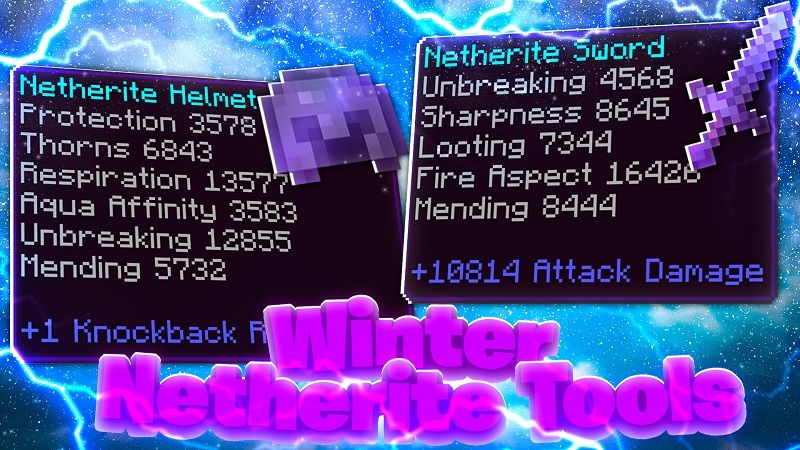 Winter Netherite Tools on the Minecraft Marketplace by Street Studios Winter Netherite Tools on the Minecraft Marketplace by Street Studios