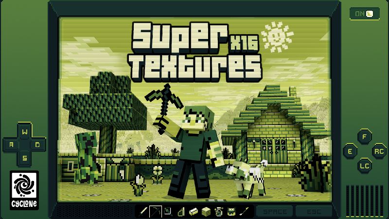 Super Textures x16 on the Minecraft Marketplace by Cyclone