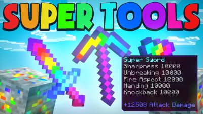 SUPER TOOLS on the Minecraft Marketplace by Chunklabs