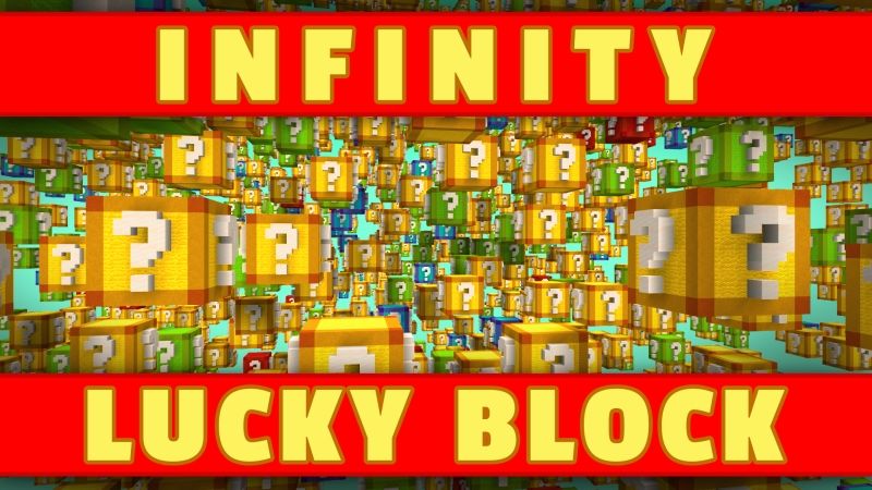 Infinity Lucky Block on the Minecraft Marketplace by Dig Down Studios Infinity Lucky Block on the Minecraft Marketplace by Dig Down Studios