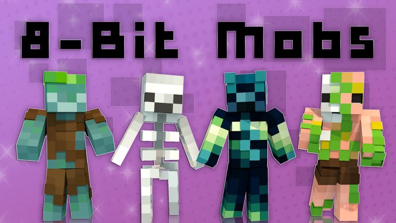 8Bit Mobs on the Minecraft Marketplace by Asiago Bagels