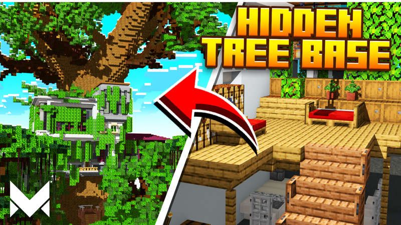 Hidden Tree Base on the Minecraft Marketplace by MerakiBT