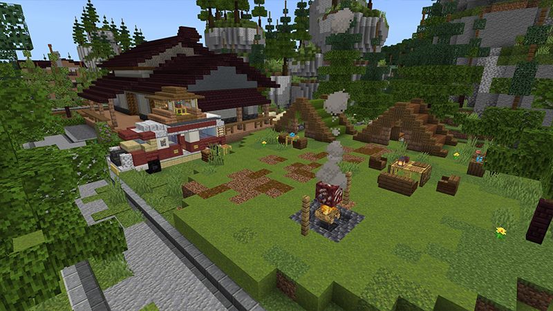 Cozy Pine Mansion by Razzleberries