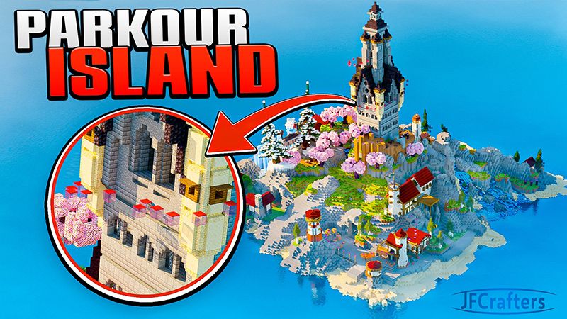 Parkour Island on the Minecraft Marketplace by JFCrafters