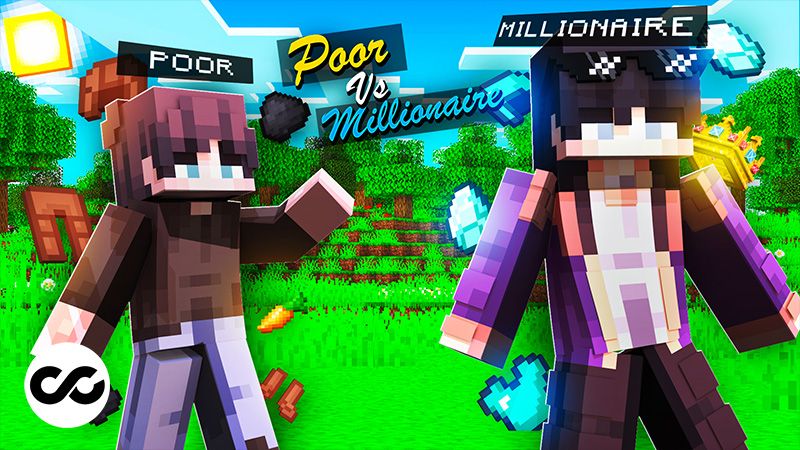 Poor Vs Millionaire on the Minecraft Marketplace by Chillcraft