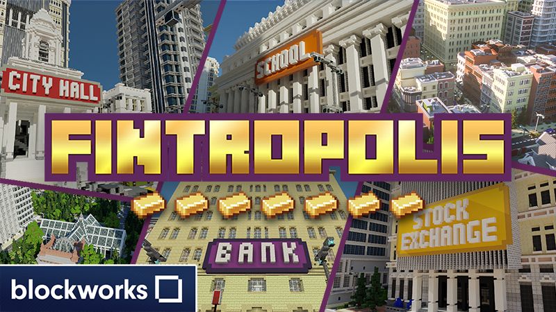 Fintropolis on the Minecraft Marketplace by Blockworks Fintropolis on the Minecraft Marketplace by Blockworks