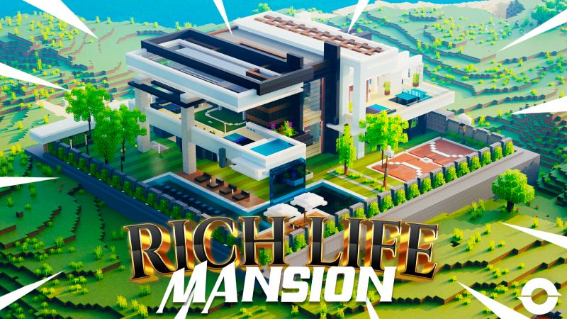 Rich Life Mansion on the Minecraft Marketplace by Odyssey Builds Rich Life Mansion on the Minecraft Marketplace by Odyssey Builds