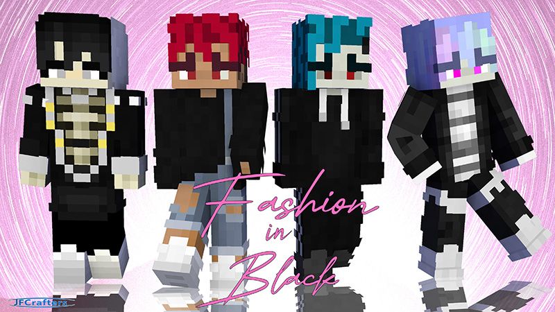 Fashion In Black on the Minecraft Marketplace by JFCrafters Fashion In Black on the Minecraft Marketplace by JFCrafters