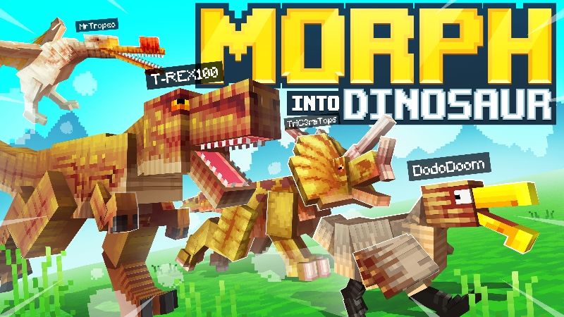 Morph Into Dinosaurs on the Minecraft Marketplace by Levelatics