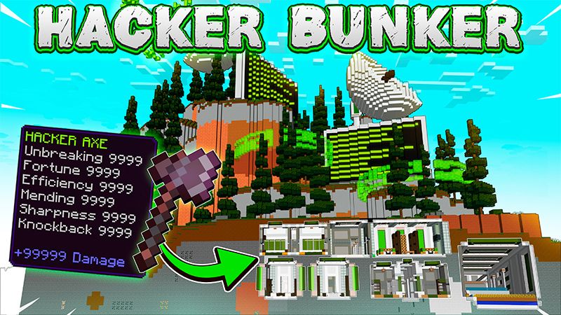 Hacker Bunker on the Minecraft Marketplace by AquaStudio Hacker Bunker on the Minecraft Marketplace by AquaStudio
