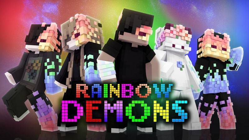 Rainbow Demons on the Minecraft Marketplace by Plank