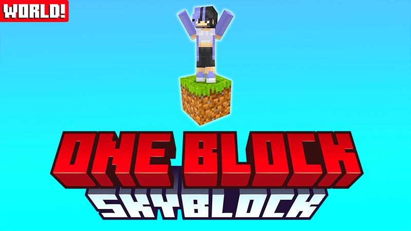 SKYBLOCK ONE BLOCK WORLD on the Minecraft Marketplace by Pickaxe Studios SKYBLOCK ONE BLOCK WORLD on the Minecraft Marketplace by Pickaxe Studios