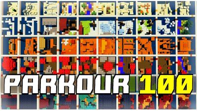 Parkour 100 on the Minecraft Marketplace by Snail Studios