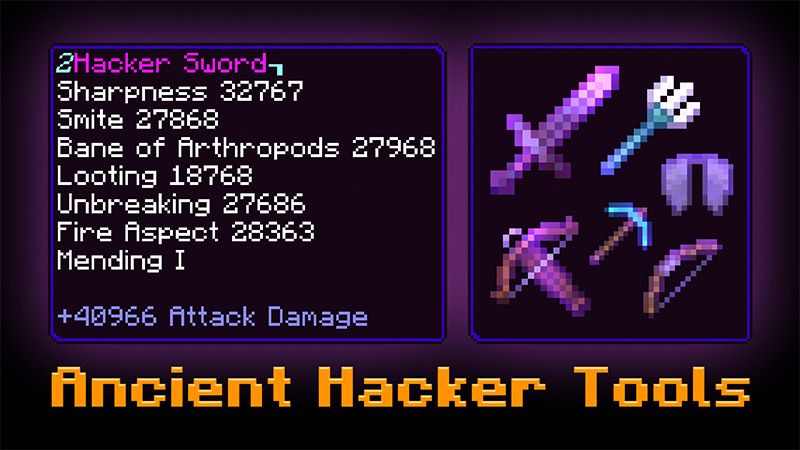 Ancient Hacker Tools on the Minecraft Marketplace by Mine-North