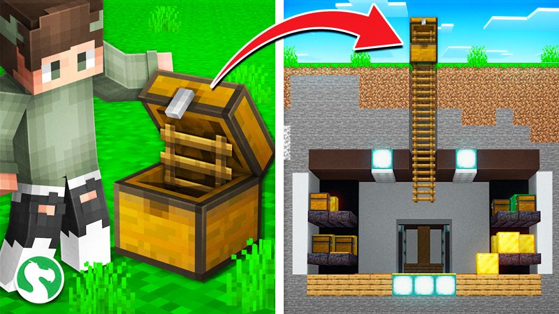 Secret Chest Tutorial in Minecraft (SIMPLE) 