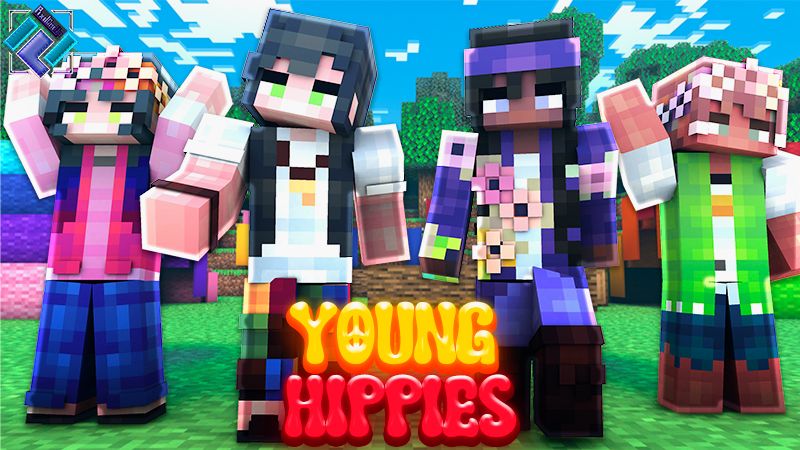 Young Hippies on the Minecraft Marketplace by PixelOneUp