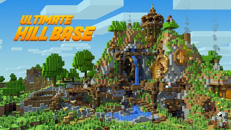 Ultimate Hill Base on the Minecraft Marketplace by Glowfischdesigns Ultimate Hill Base on the Minecraft Marketplace by Glowfischdesigns