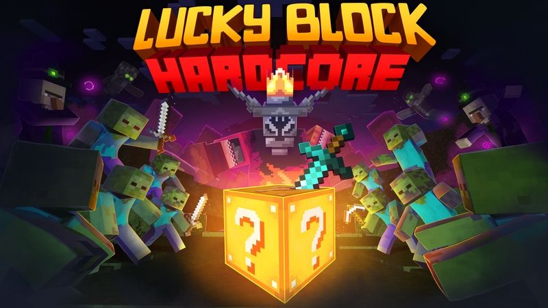 Lucky Block Hardcore on the Minecraft Marketplace by King Cube