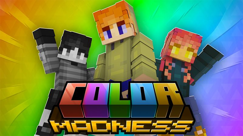 Color Madness on the Minecraft Marketplace by Piki Studios Color Madness on the Minecraft Marketplace by Piki Studios