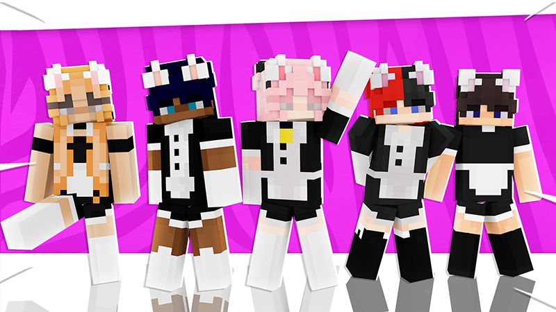 Cat Maids on the Minecraft Marketplace by ChewMingo