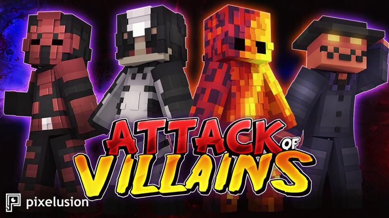 Attack Of Villains on the Minecraft Marketplace by Pixelusion