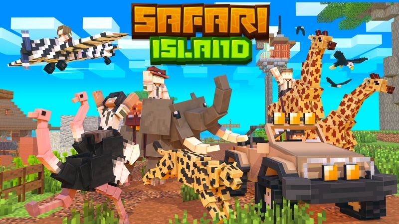 Safari Island on the Minecraft Marketplace by HorizonBlocks Safari Island on the Minecraft Marketplace by HorizonBlocks
