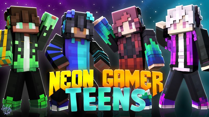Neon Gamer Teens