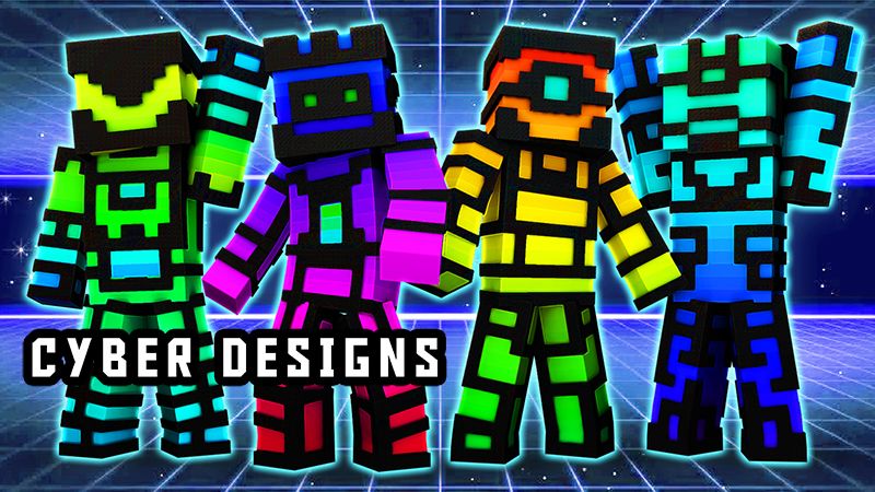 Cyber Designs on the Minecraft Marketplace by The Lucky Petals Cyber Designs on the Minecraft Marketplace by The Lucky Petals