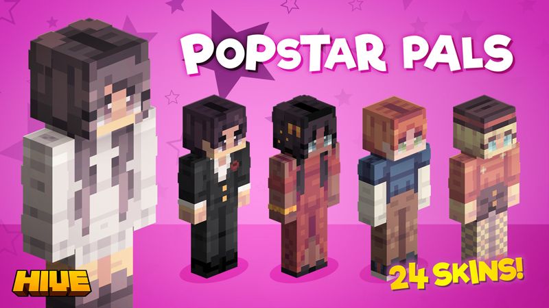 Popstar Pals on the Minecraft Marketplace by The Hive Popstar Pals on the Minecraft Marketplace by The Hive