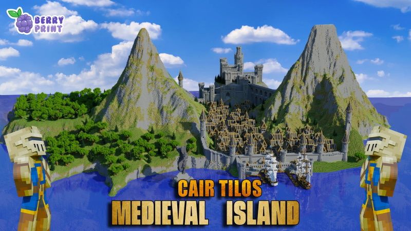 Cair Tilos Medieval Island on the Minecraft Marketplace by Razzleberries