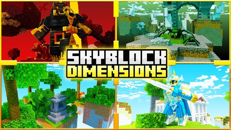 Skyblock Dimensions on the Minecraft Marketplace by Kubo Studios Skyblock Dimensions on the Minecraft Marketplace by Kubo Studios