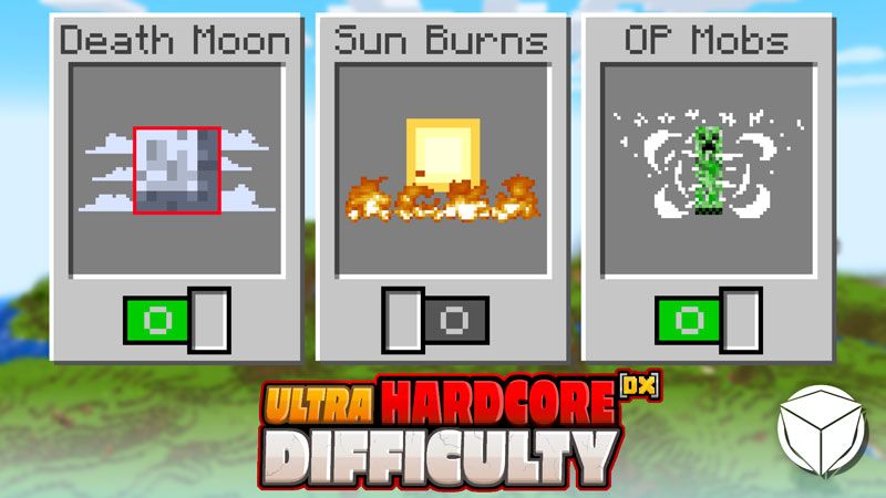 ULTRA Hardcore Difficulty DX on the Minecraft Marketplace by Logdotzip