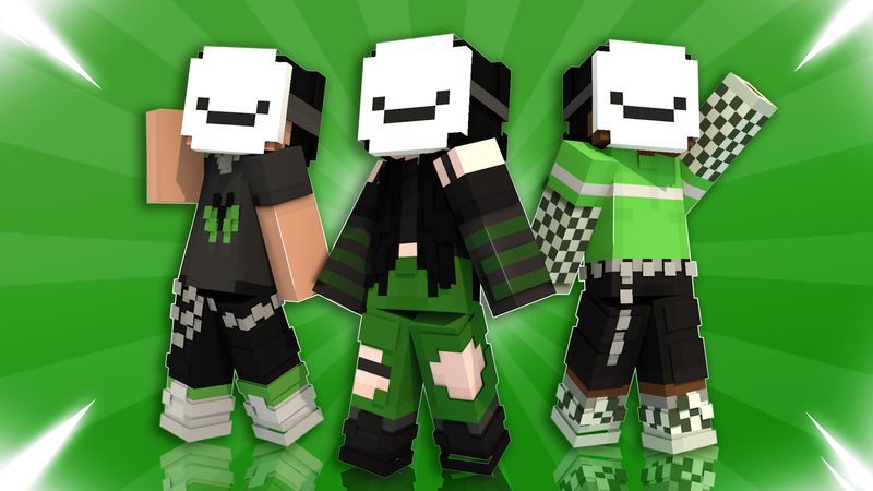 Green Smiles 3 on the Minecraft Marketplace by Asiago Bagels