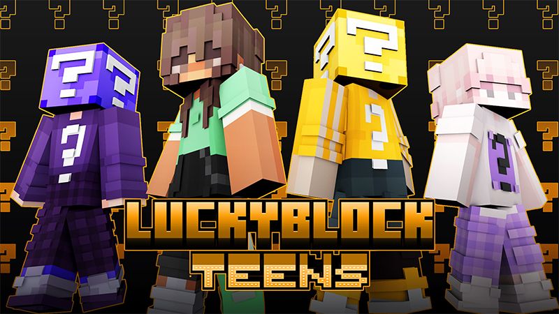 Luckyblock Teens on the Minecraft Marketplace by Cypress Games Luckyblock Teens on the Minecraft Marketplace by Cypress Games